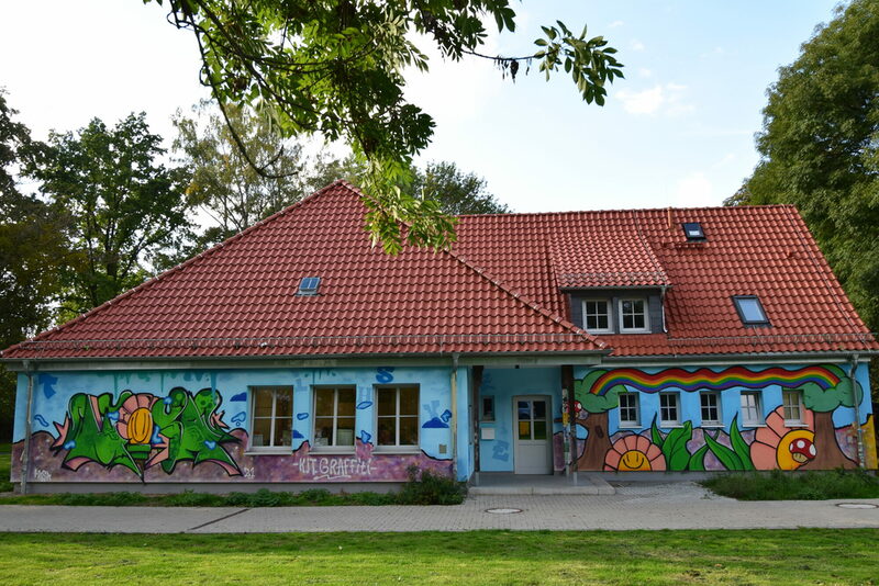 Der farbenfrohe Kinder- und Jugendtreff Graffiti.