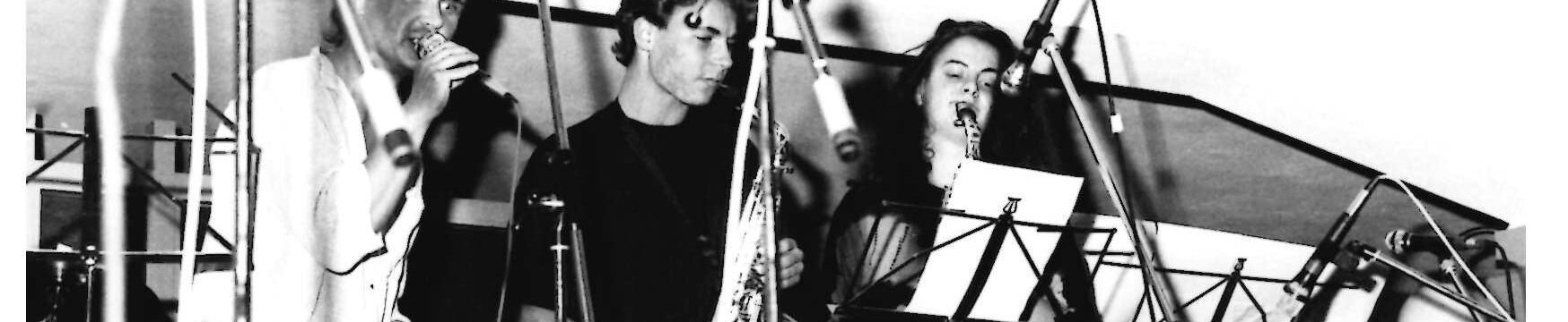 Mel Germain, Lars Lehmann, Hilko Schomerus und Victor Smolski beim Dozentenkonzert