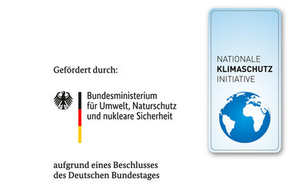 Logo Nationale Klimschutz Initiative des Bundesministeriums für Umwelt, Naturschutz und nukleare Sicherheit