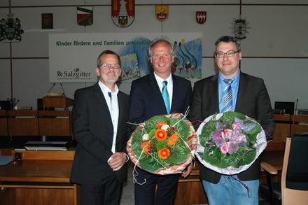 Von links: Walter Strauß, Clemens Löcke und Tim Lolies.