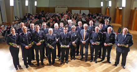 Die Freiwilligen Feuerwehren der Stadt Salzgitter wurden von Oberbürgermeister Frank Klingebiel besonders gewürdigt. (Foto: Stadt Salzgitter)