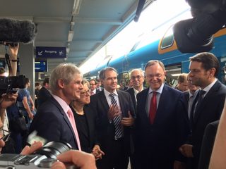 Empfang für den niedersächsischen Ministerpräsidenten und Wirtschaftsminister in Braunschweig.