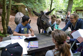 Warum ist der Esel stur? Die Kinder fanden die Antworten im Harz. (Foto: Stadt Salzgitter)