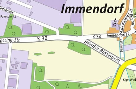 Der Ausbau zwischen der Immendorfer Kreuzung und der MAN-Zufahrt steht im Mittelpunkt.