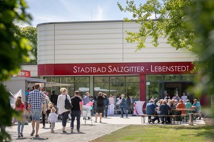 Das neue Stadtbad in Salzgitter-Lebenstedt.