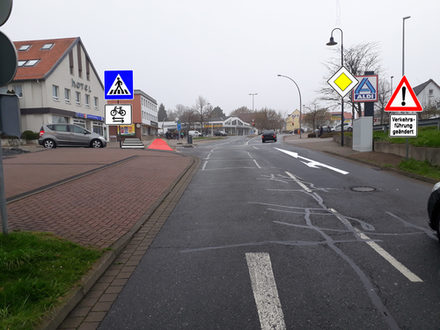 Bild 3: Beschilderung aus Richtung Breslauer Straße / ZOB