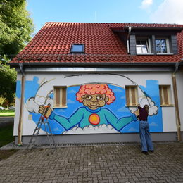 KJT Graffiti in Salzgitter-Lebenstedt.