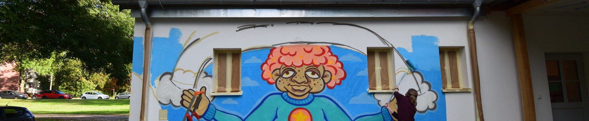 KJT Graffiti in Salzgitter-Lebenstedt.