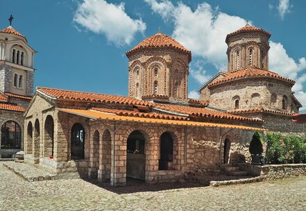 Das Kloster Saint_Naum_Ohrid in Albanien