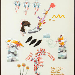 Miriam Zadil: Gesticktes Gedicht von Jean Rhys