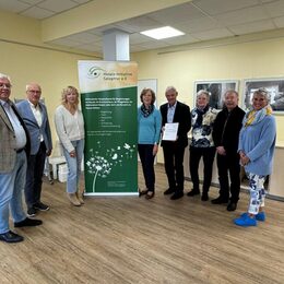 Bild des Besuches bei der Hospizinitiative