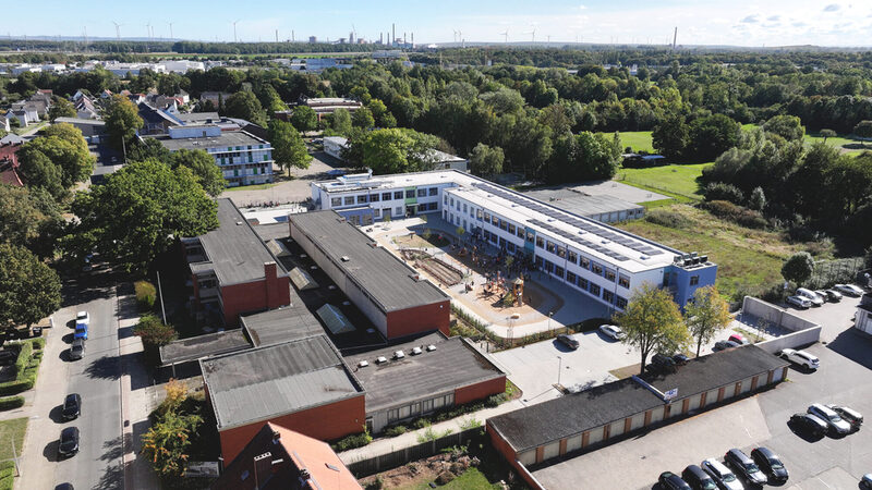 Die vierzügige Grundschule Nord geht an den Start.