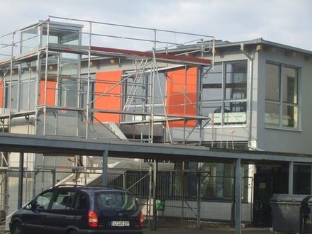 Sanierungsarbeiten am Gymnasium Salzgitter-Bad im Jahr 2007.
