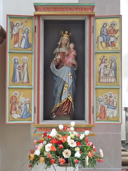 Marienbild in der Kirche St. Marien in Salzgitter-Bad.