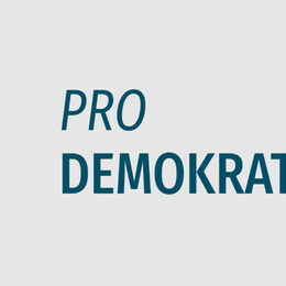 Logo zur Veranstaltungsreihe "Pro Demokratie"