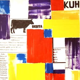 Eines der Kuh-Bilder von Ursula van der Veen.