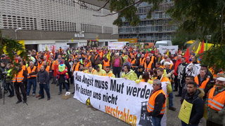 Kundgebung gegen Atommüll-Einlagerung in Schacht Konrad.